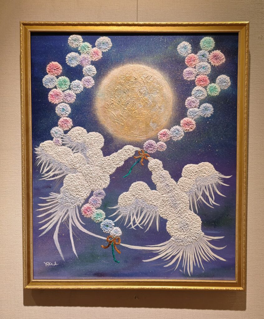 「循環」 72.7×60.6 canvas (第21回 月のアート展) 天野由香 Yuka Amano https://sorrisocarino.com/wp-content/uploads/2026/10/「循環」-72.7×60.6-canvas-第21回-月のアート展-天野由香-Yuka-Amano-scaled.jpg